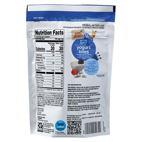 Little Journey Mixed Berry Yogurt Bites, 1 oz